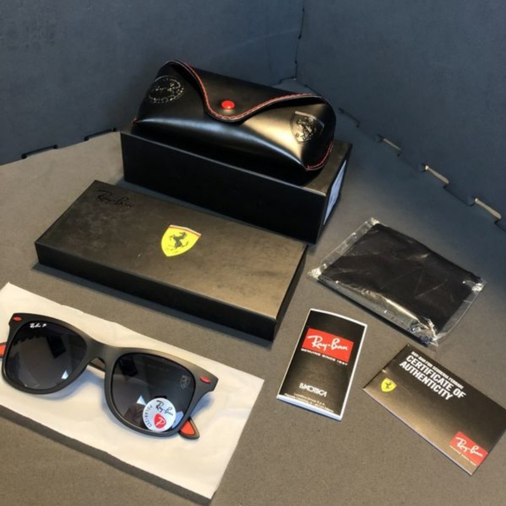 Ferrari Scuderia Rayban Sunglasses Ray-Ban RB4195